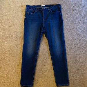 9inch mid rise madewell skinny jeans